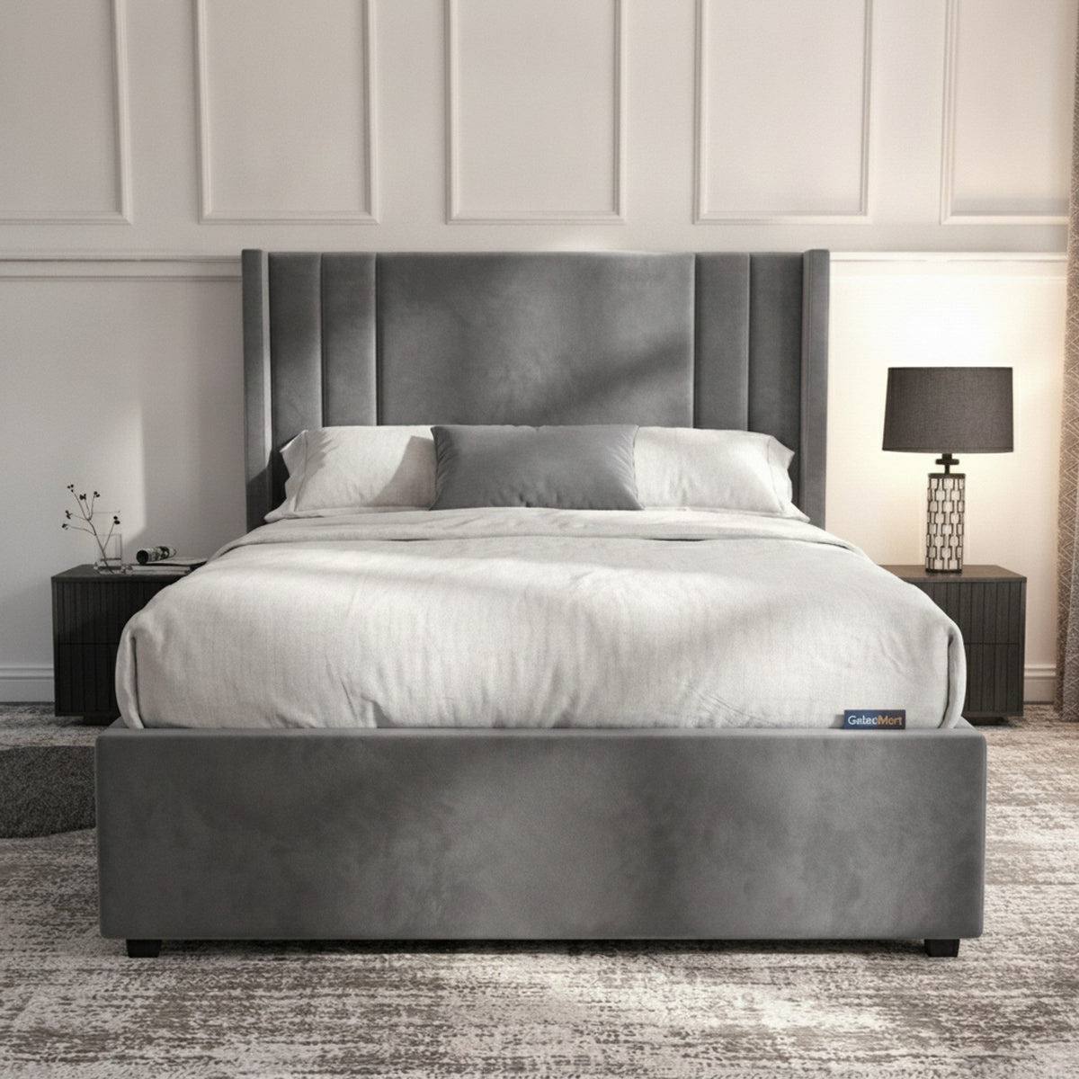 Burlington Ottoman Bed - Steel