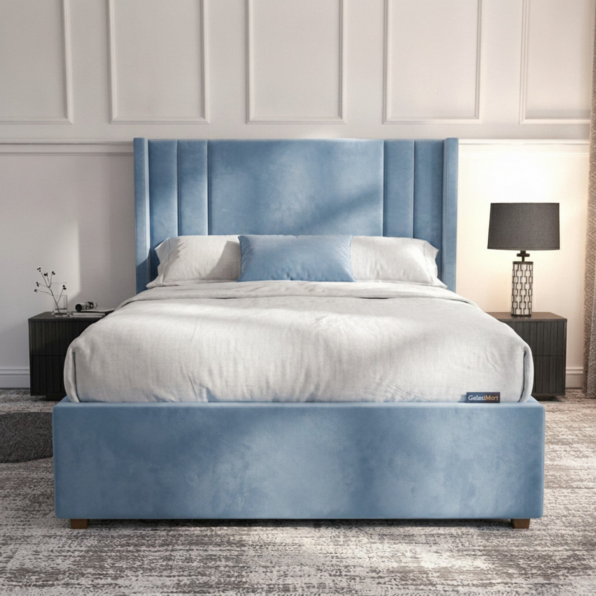 Burlington Sky Ottoman Bed with Gas-Lift Storage