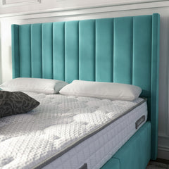 Burlington Ottoman Bed - Vibrant Turquoise Storage