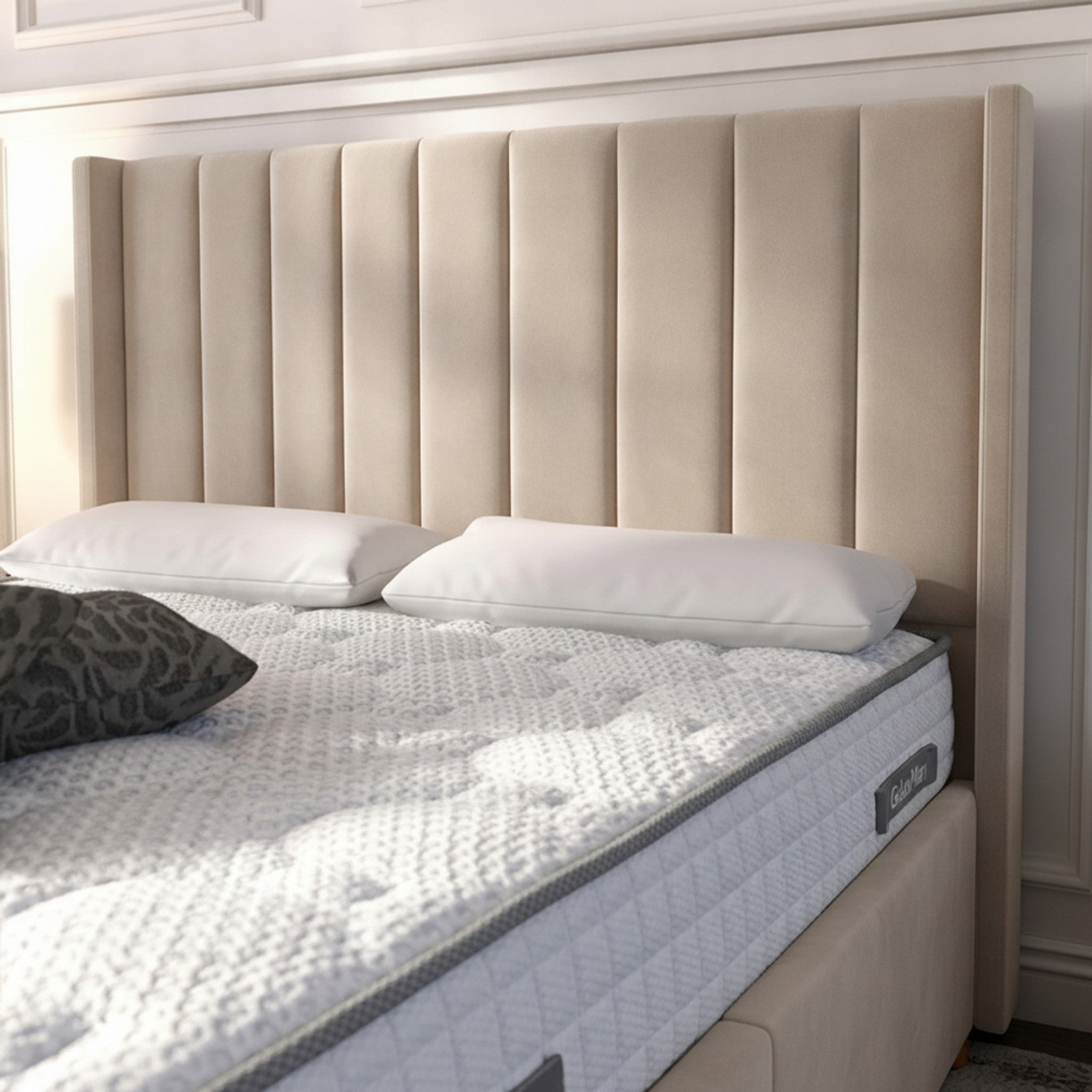 Burlington Pebble Ottoman Bed with Gas-Lift Storage