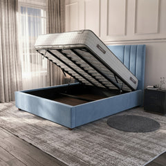 Burlington Sky Ottoman Bed with Gas-Lift Storage