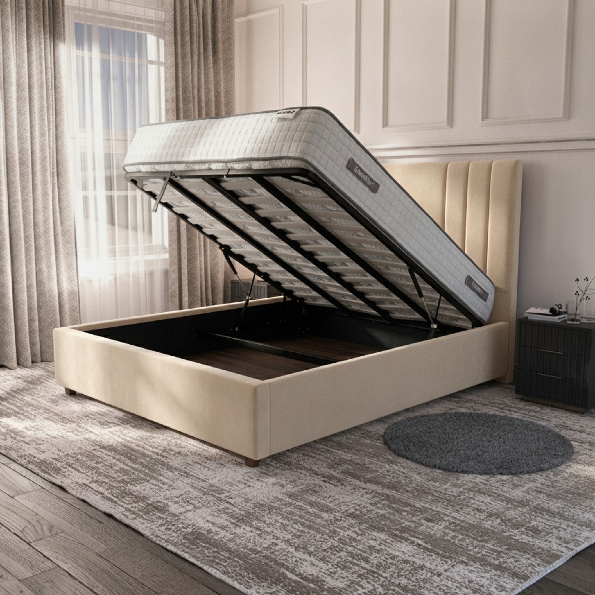 Burlington Ottoman Bed - Cream