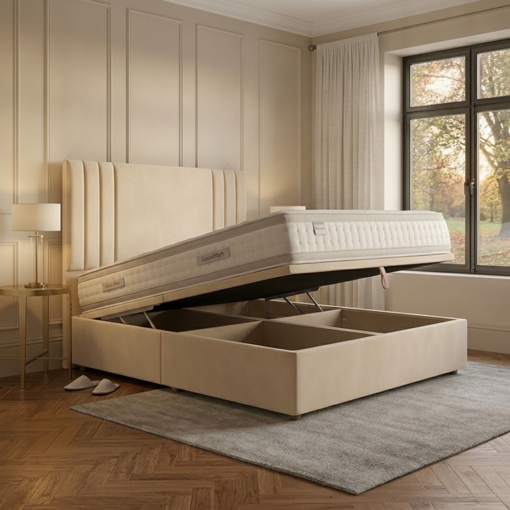 Burlington Ottoman Bed - Cream