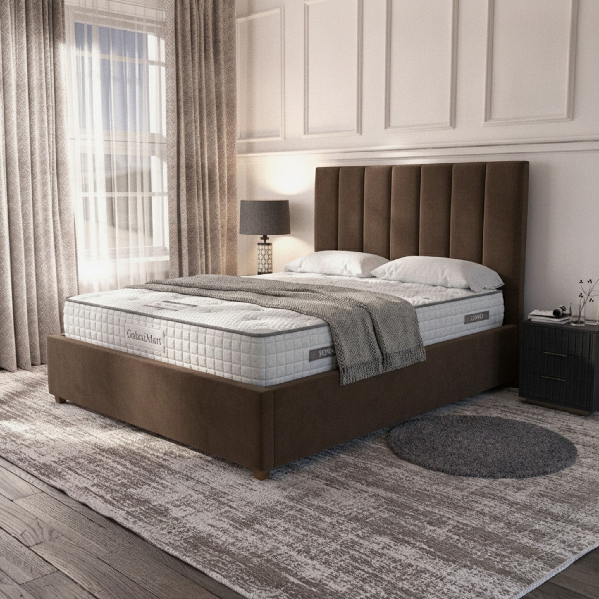 Burlington Mole Ottoman Bed with Gas-Lift Storage