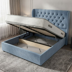Camden Sky Ottoman Bed with Gas-Lift Storage | GalaxiMart