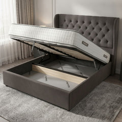 Camden Elephant Ottoman Bed with Gas-Lift Storage