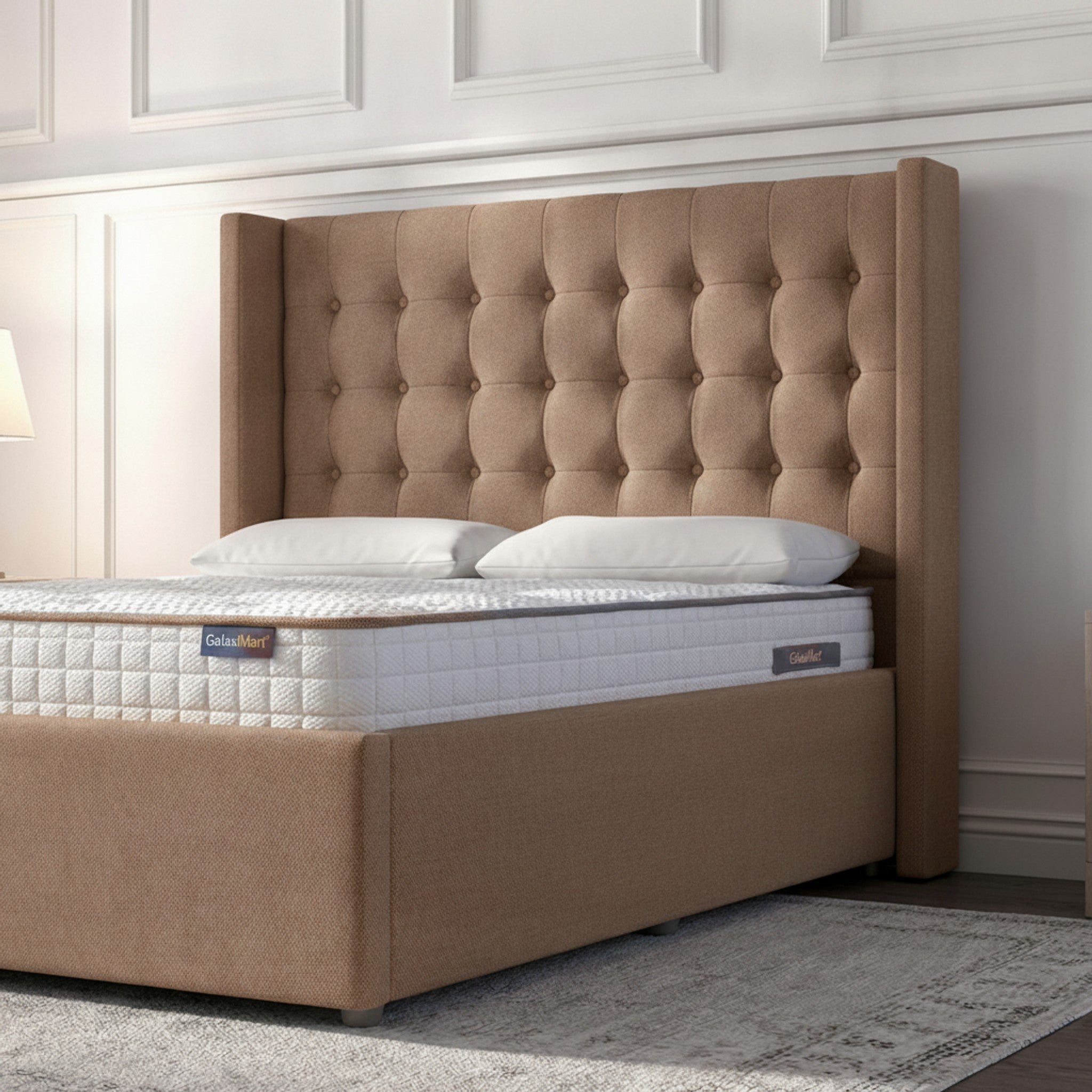 Camden Mole Ottoman Bed with Gas-Lift Storage