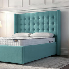 Camden Ottoman Bed - Luxurious Turquoise Ottoman Storage
