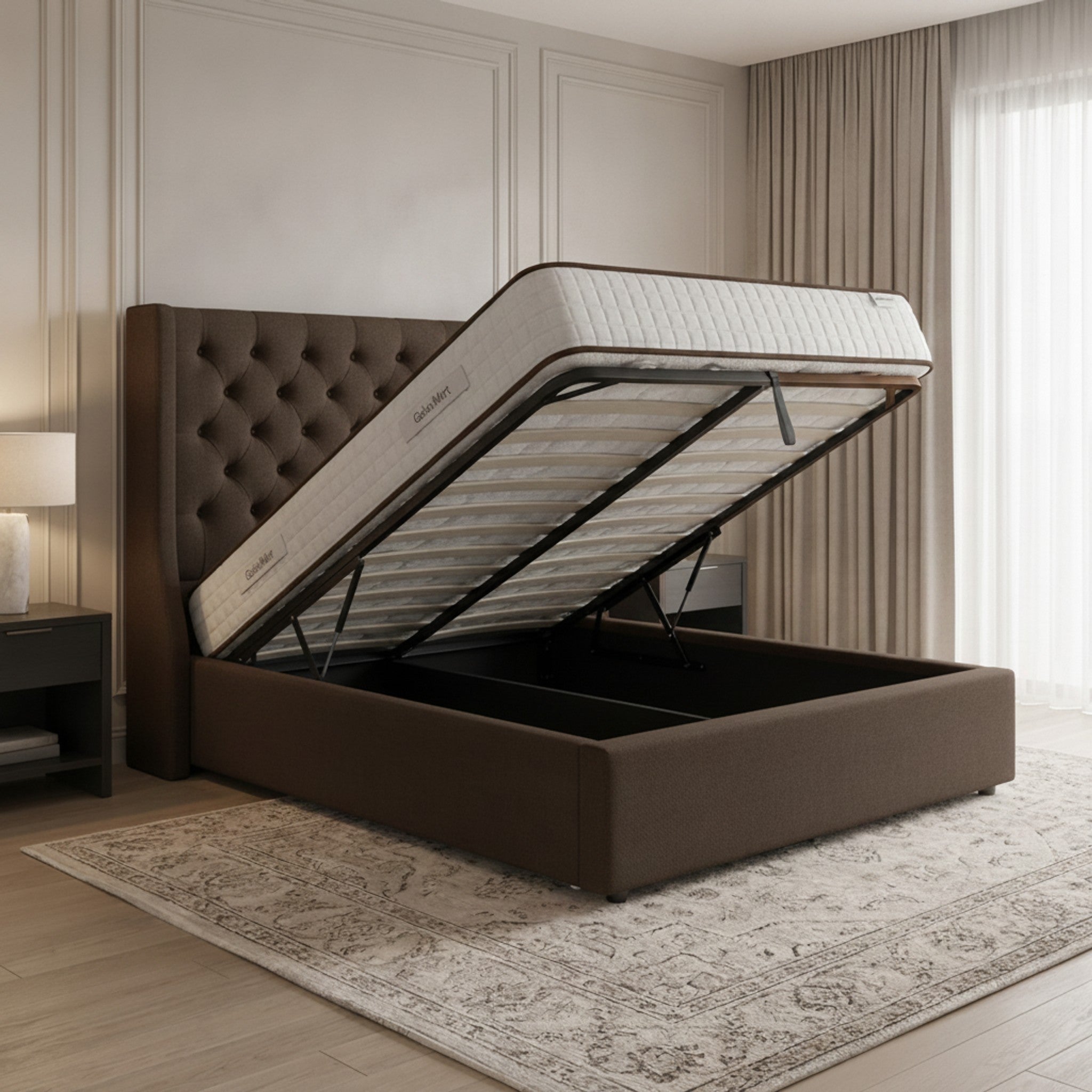 Camden Bourneville Ottoman Bed - Luxury Storage Solution