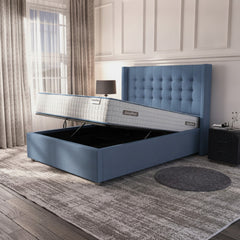 Camden Sky Ottoman Bed with Gas-Lift Storage | GalaxiMart