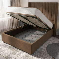 Carlton Ottoman Bed - Elegant Mole Upholstery