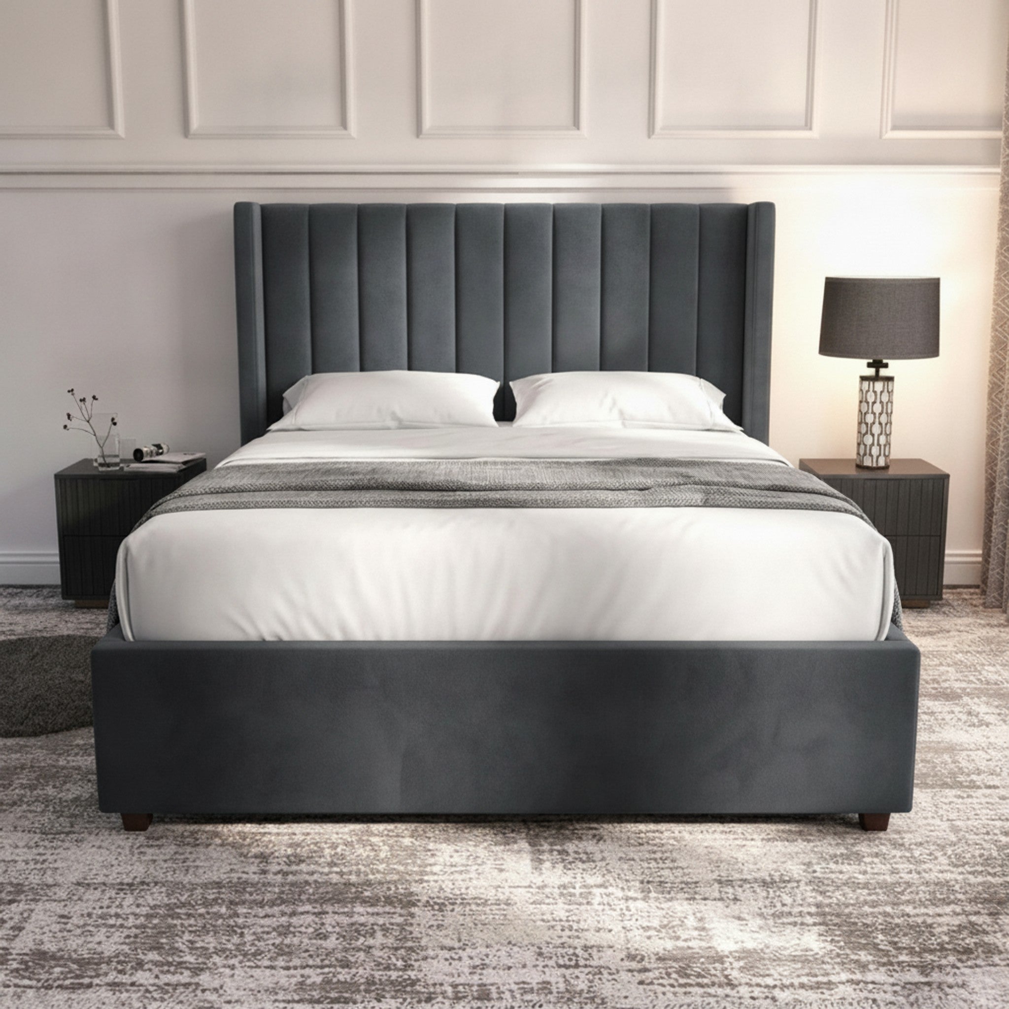 Carlton Steel Ottoman Bed