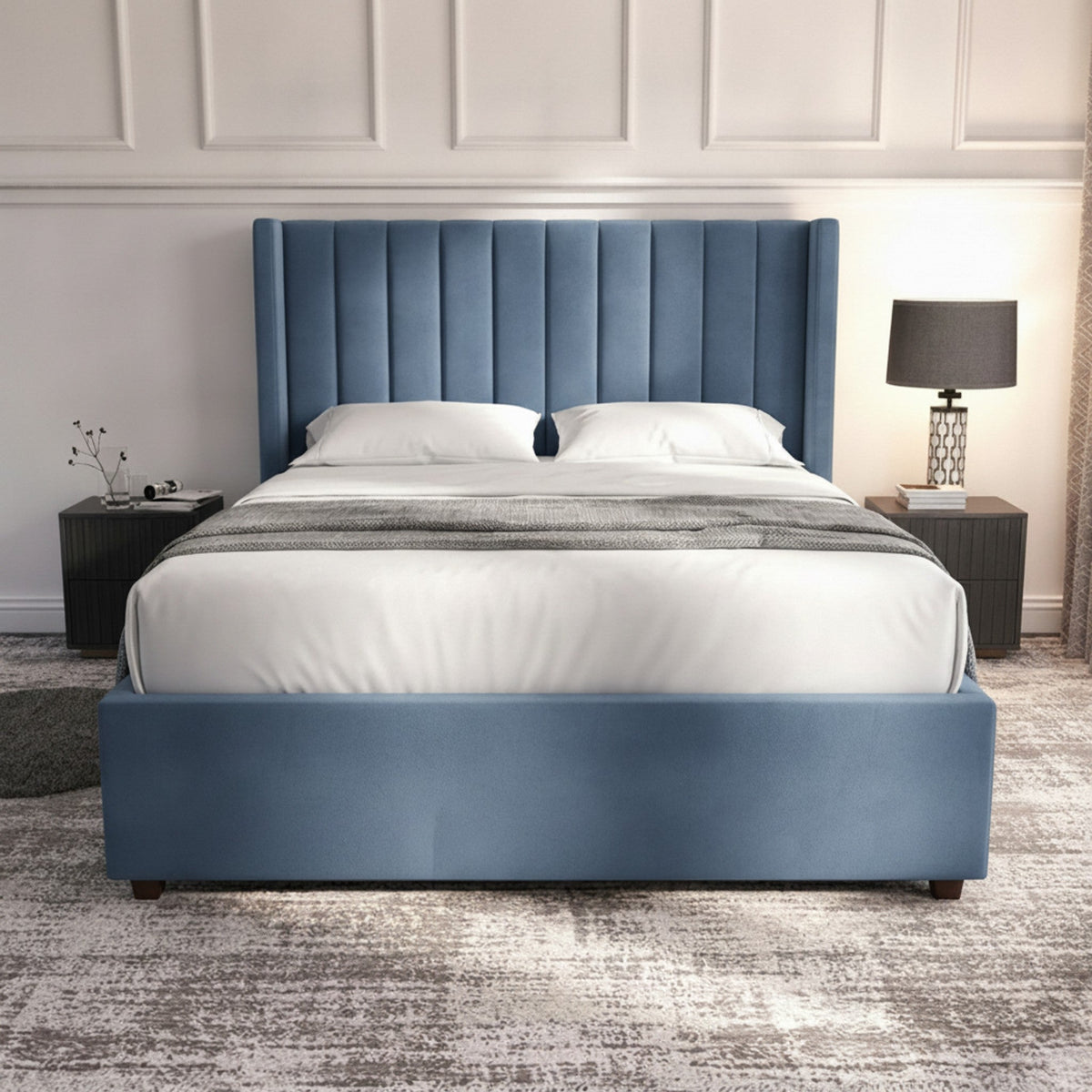 Carlton Sky Ottoman Bed with Gas-Lift Storage
