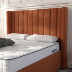 Burnt Orange Carlton Ottoman Bed | Premium UK Storage Bed