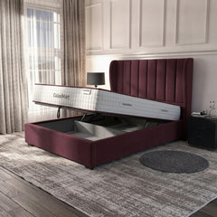 Carlton Ottoman Bed | Claret