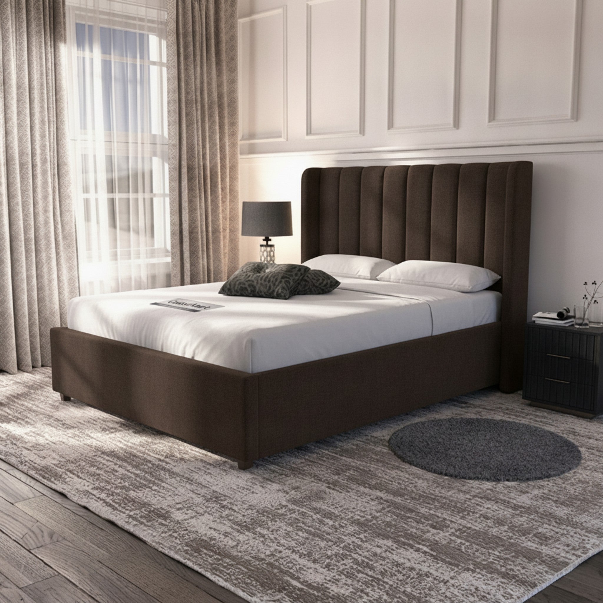 Carlton Bourneville Ottoman Bed | Premium Gas-Lift Storage