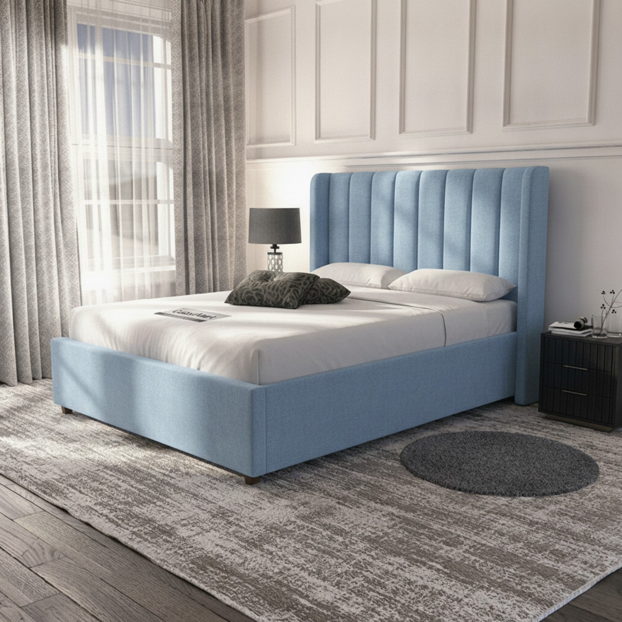 Carlton Sky Ottoman Bed with Gas-Lift Storage