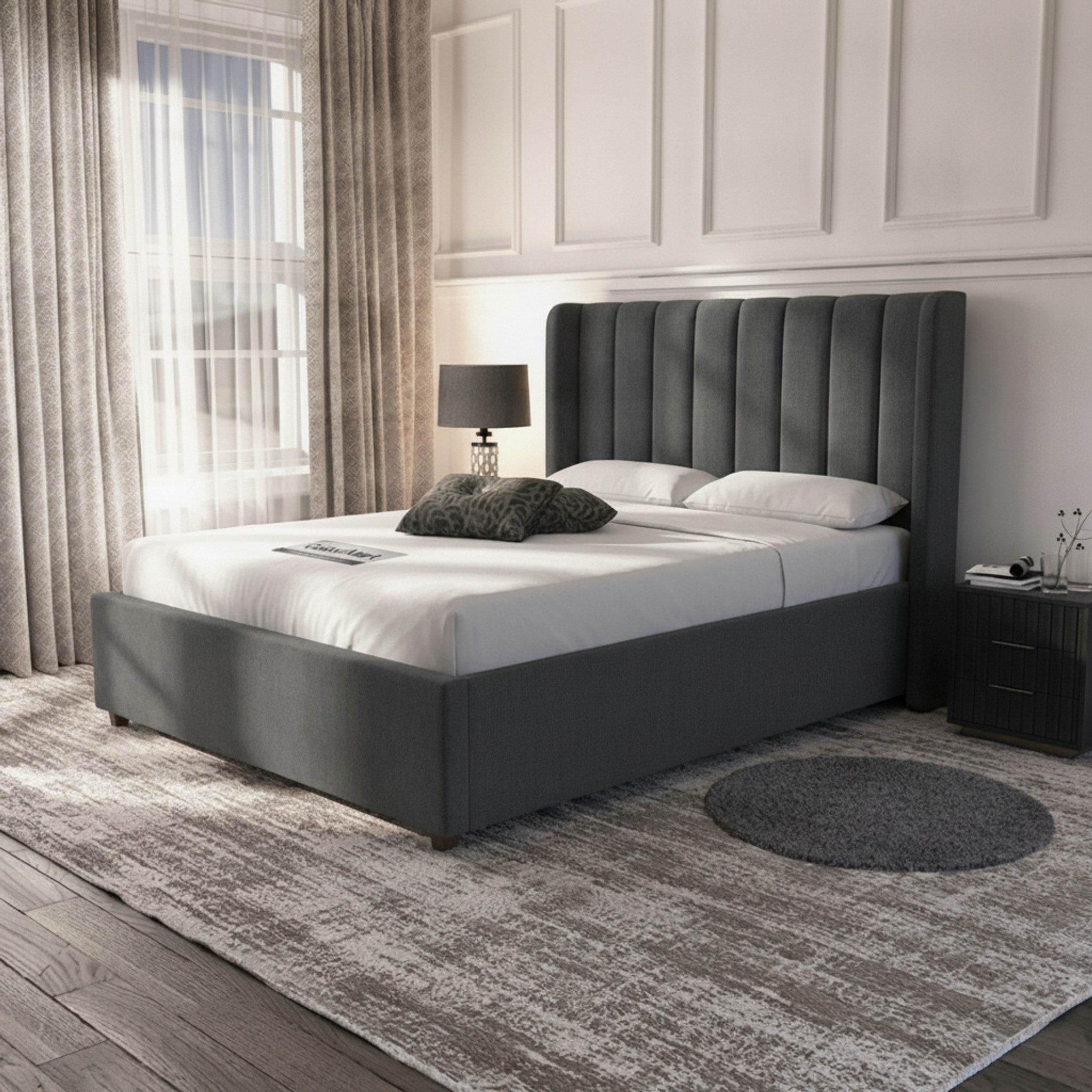 Carlton Steel Ottoman Bed