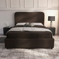 Bourneville Curb Plain Ottoman Bed with Gas-Lift Storage