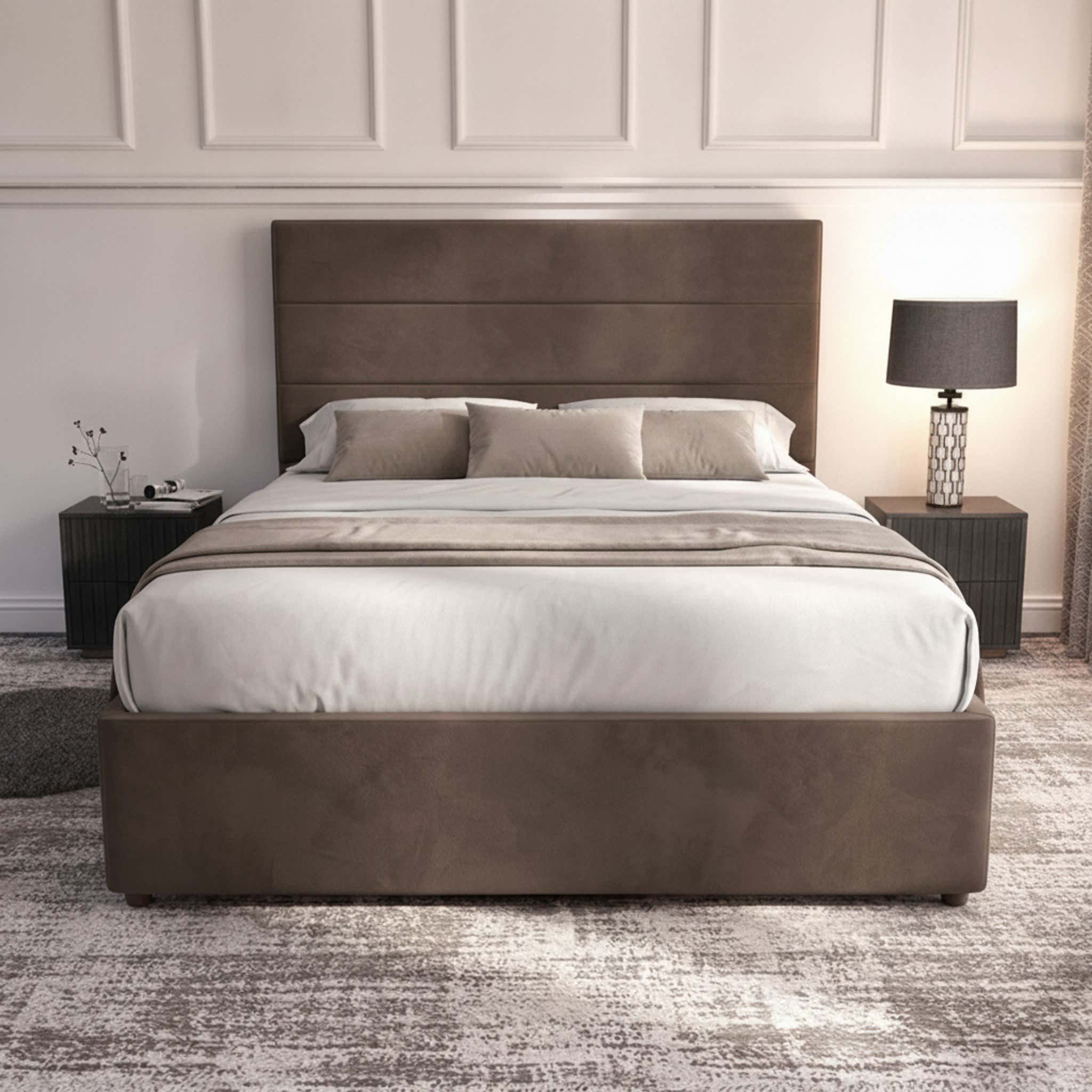 Bourneville Durham Ottoman Bed with Gas-Lift Storage