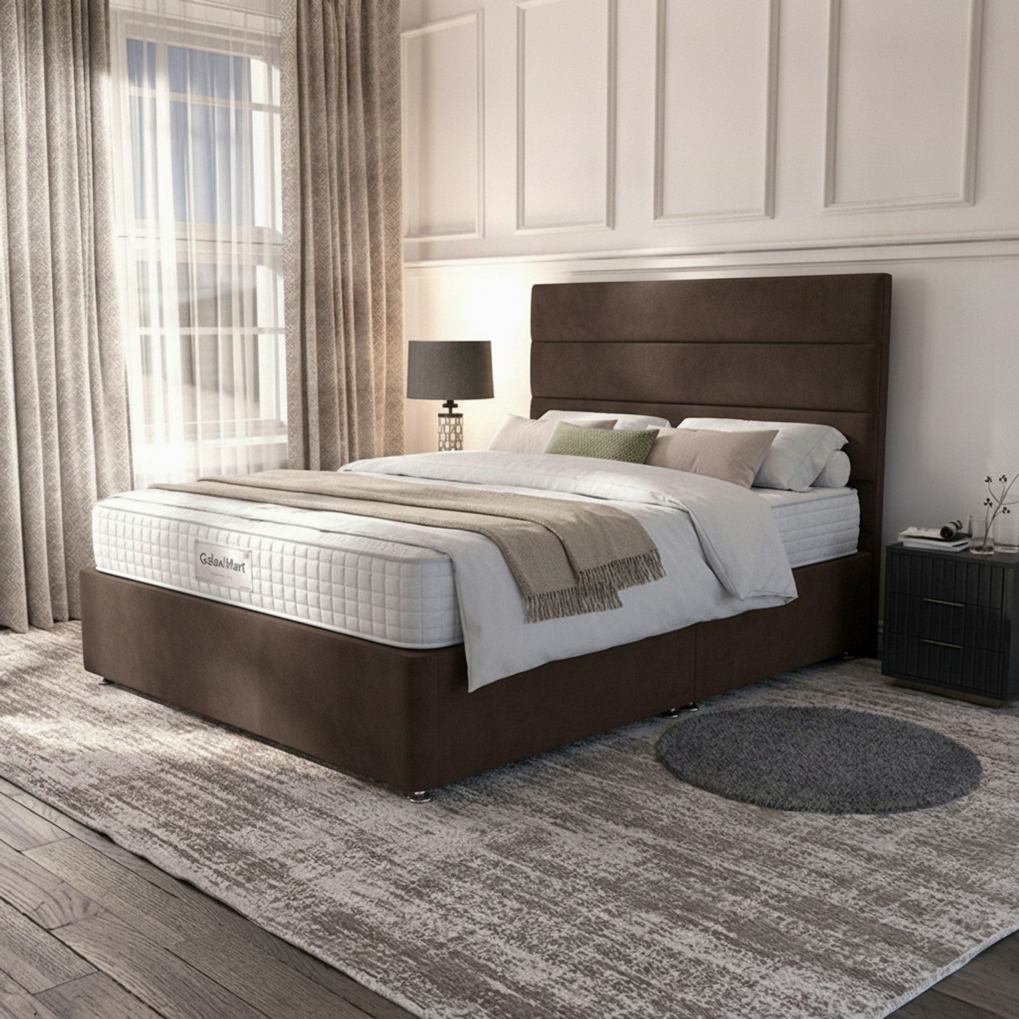 Bourneville Durham Ottoman Bed with Gas-Lift Storage