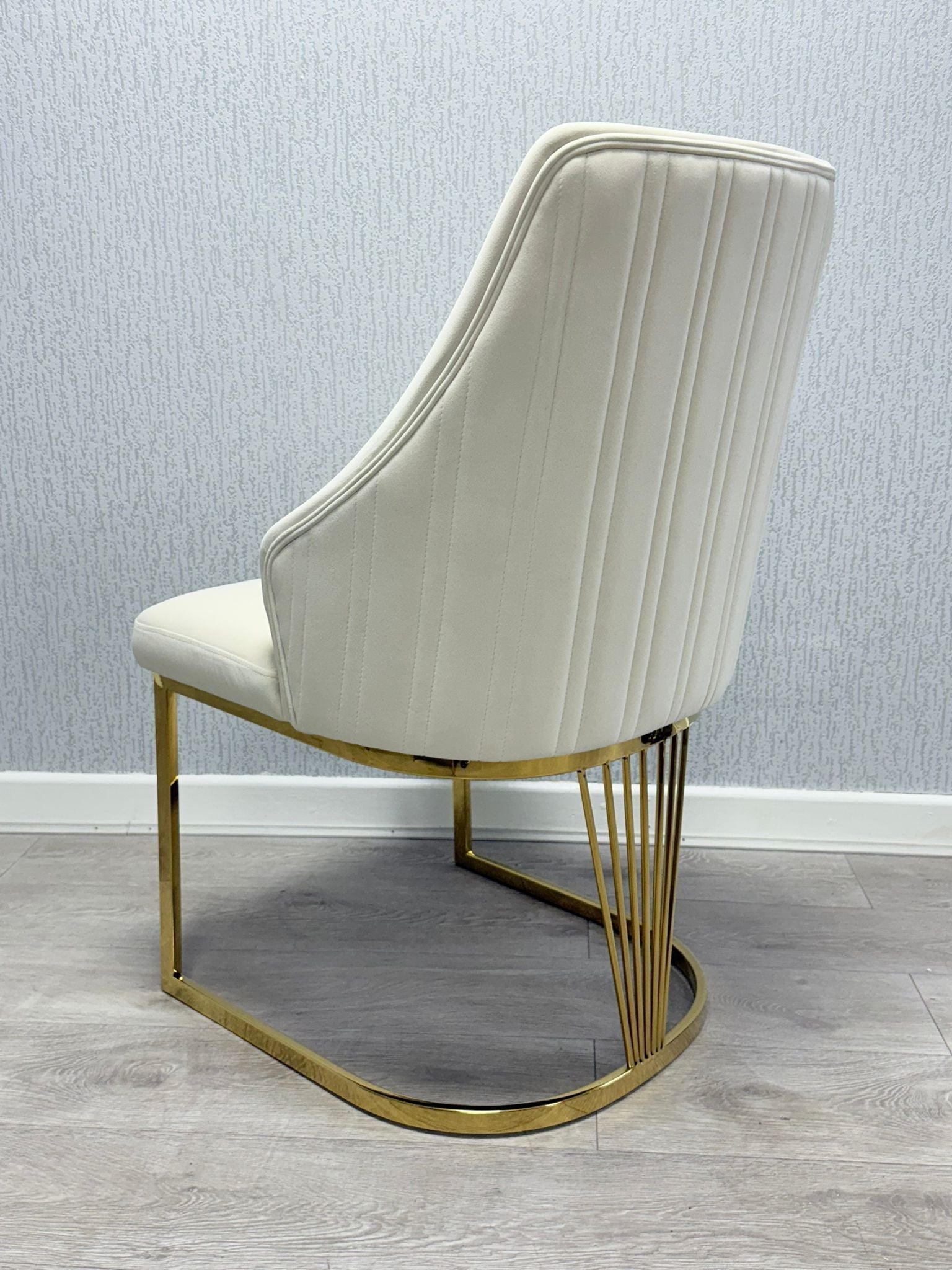 Carlton Gold Frame Dining Chairs in 2 Colours - Pairs