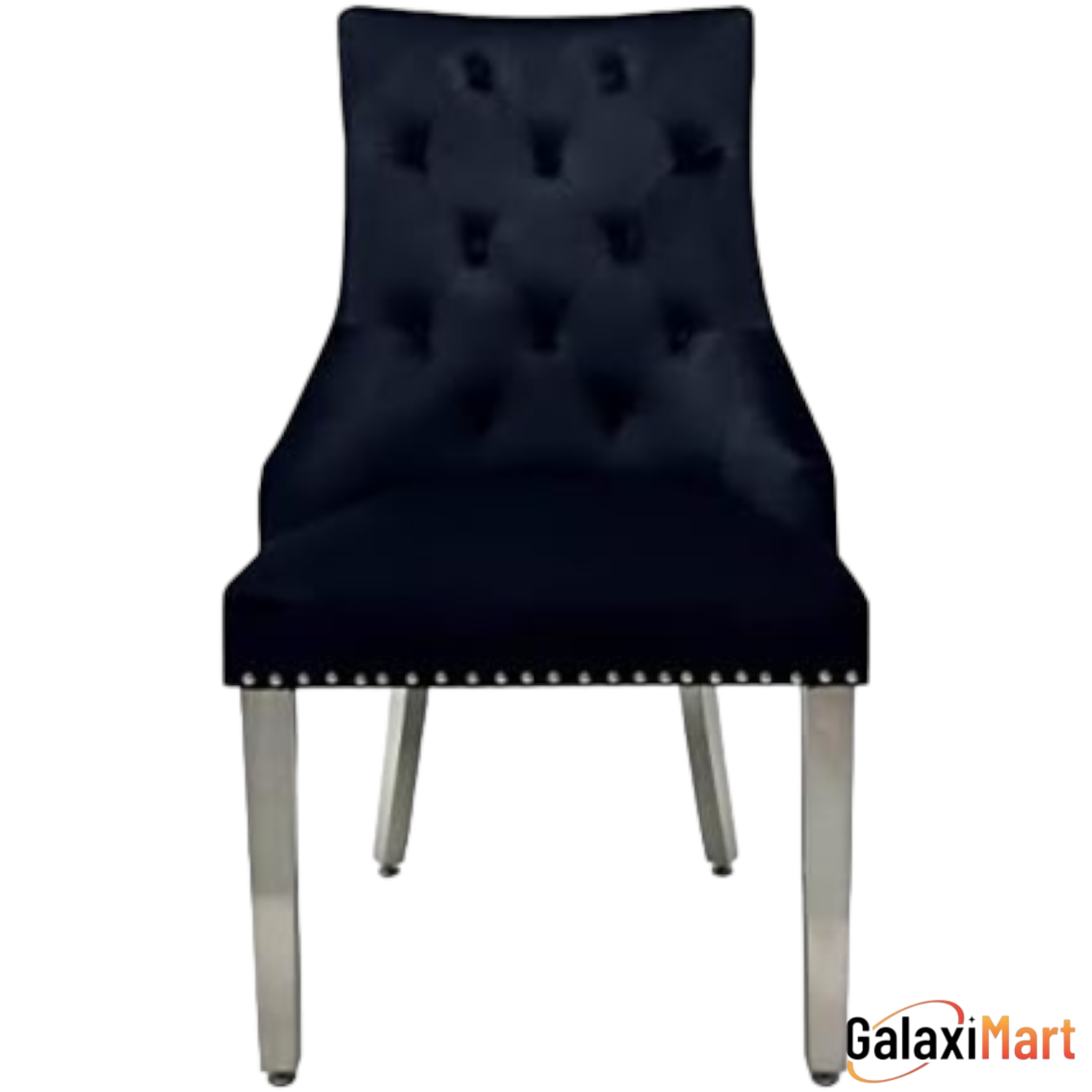 Ariaana 150cm + 180cm + 200cm White Marble Dining Table With Majestic Lion Knocker Black Velvet Dining Chairs