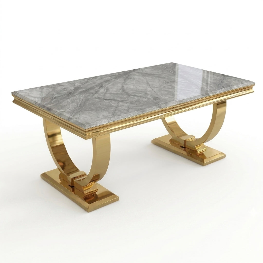 Arianna Grey Marble Coffee Table