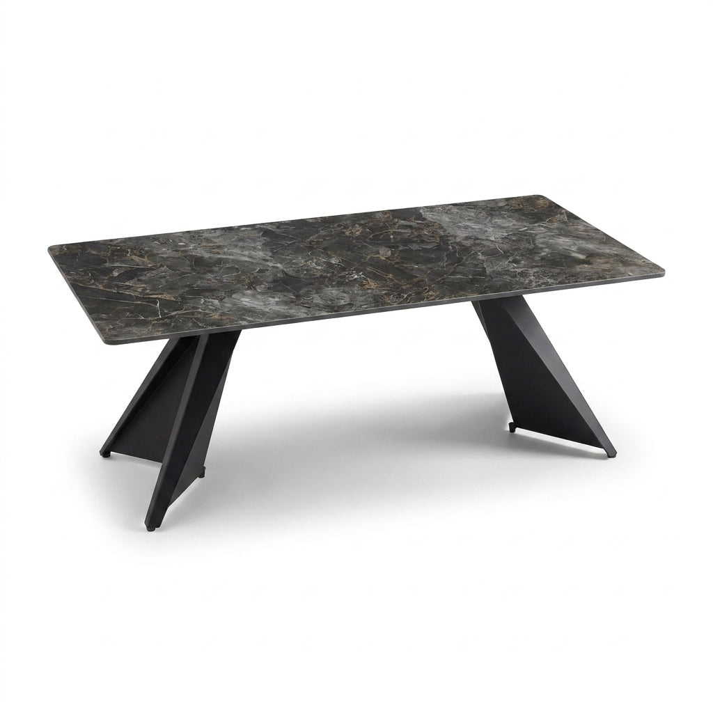 Chicago Black & Gold Ceramic Coffee Table