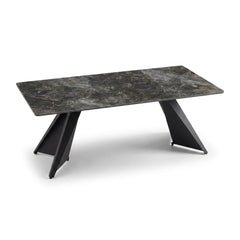Chicago Black & Gold Ceramic Coffee Table