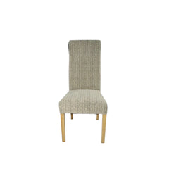 Berry Mixed Brown Fabric Chair