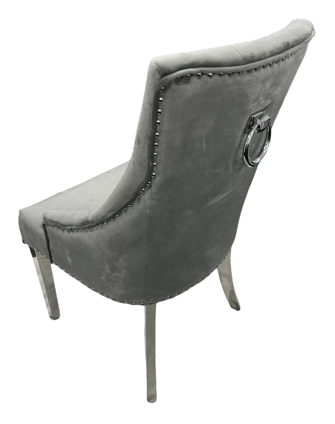 Arianna 150cm + 180cm + 200cm Grey Marble Dining Table with Belle Grey Velvet Dining Chairs and 130cm +180cm Grey Matching Bench