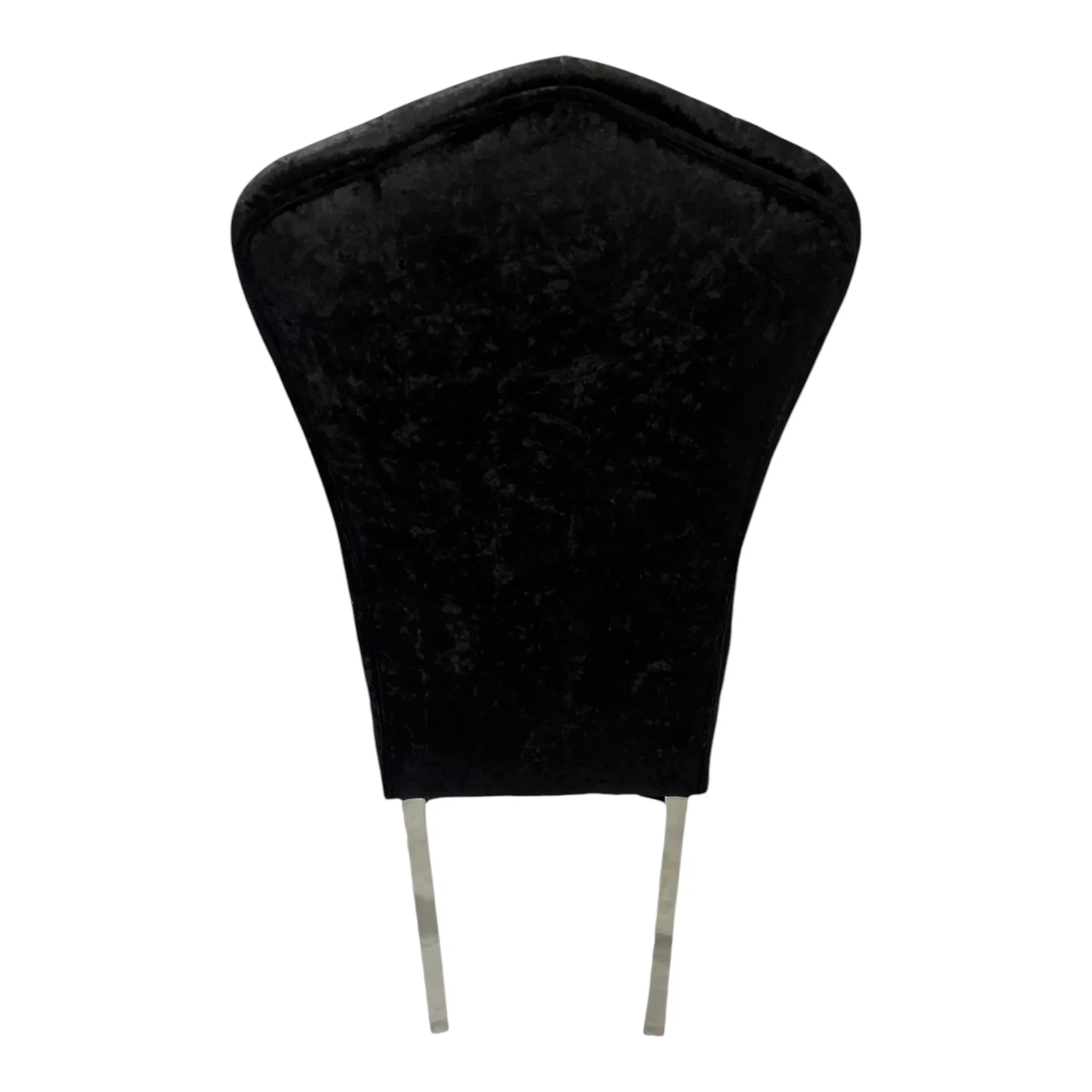 Alice Dark Grey Chair (Chrome Legs) – 2 Set