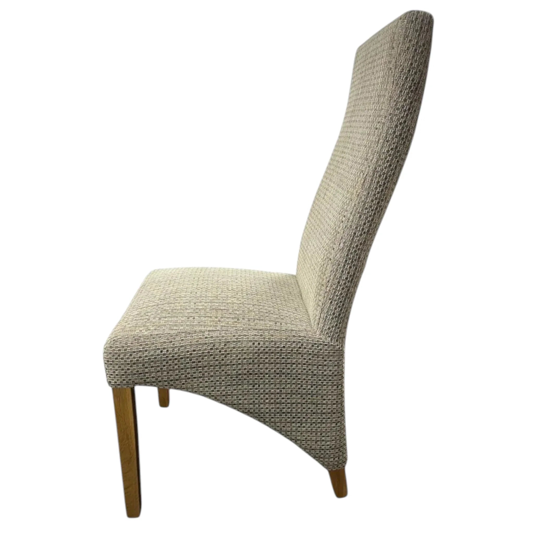 Berry Mixed Brown Fabric Chair