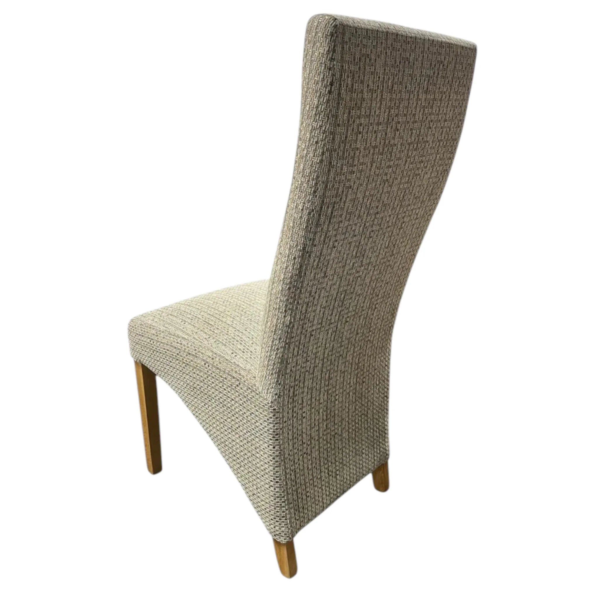 Berry Mixed Brown Fabric Chair