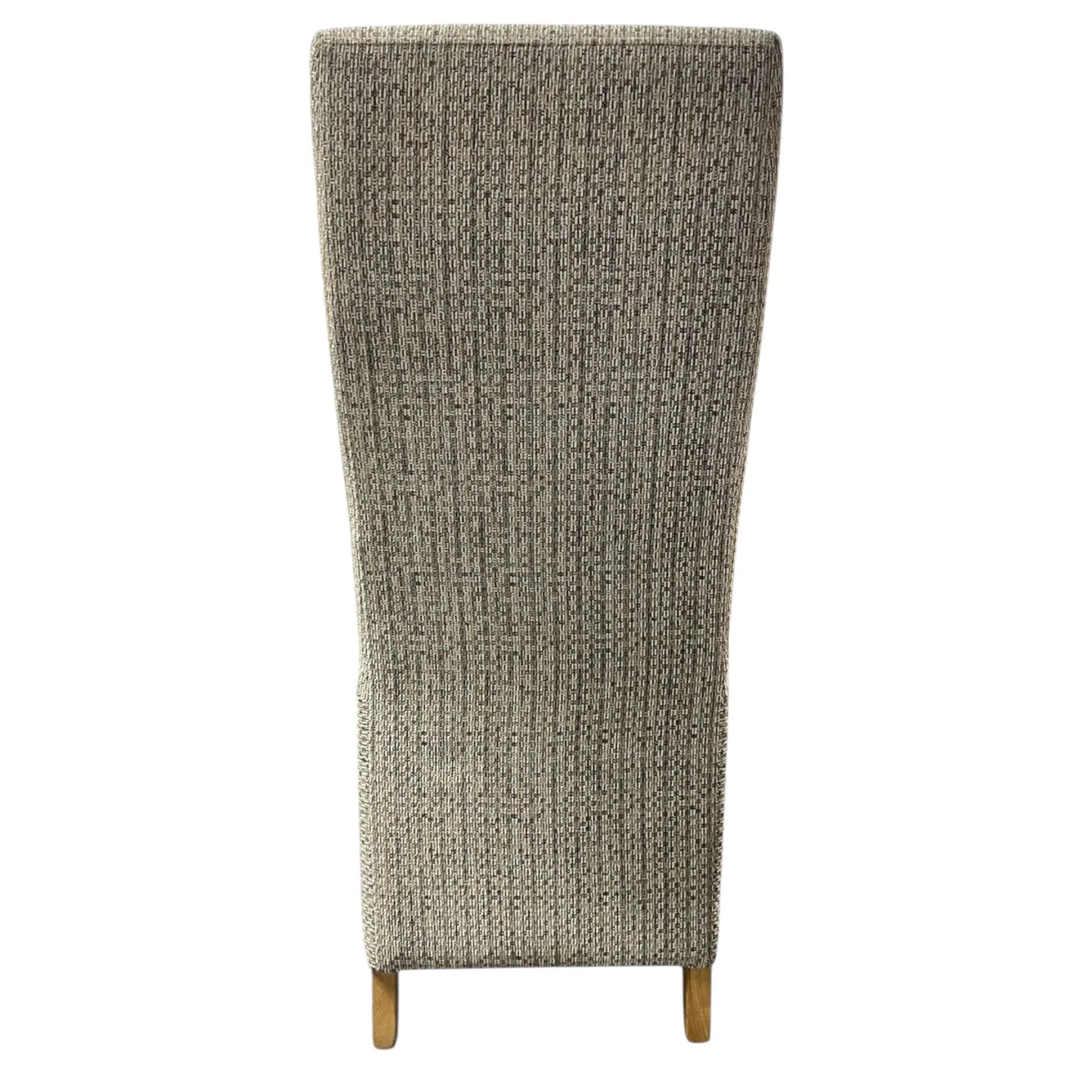 Berry Mixed Brown Fabric Chair