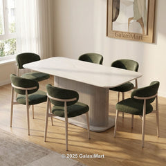 Amiri Dining Table with G10 Dining Chairs Marble Set
