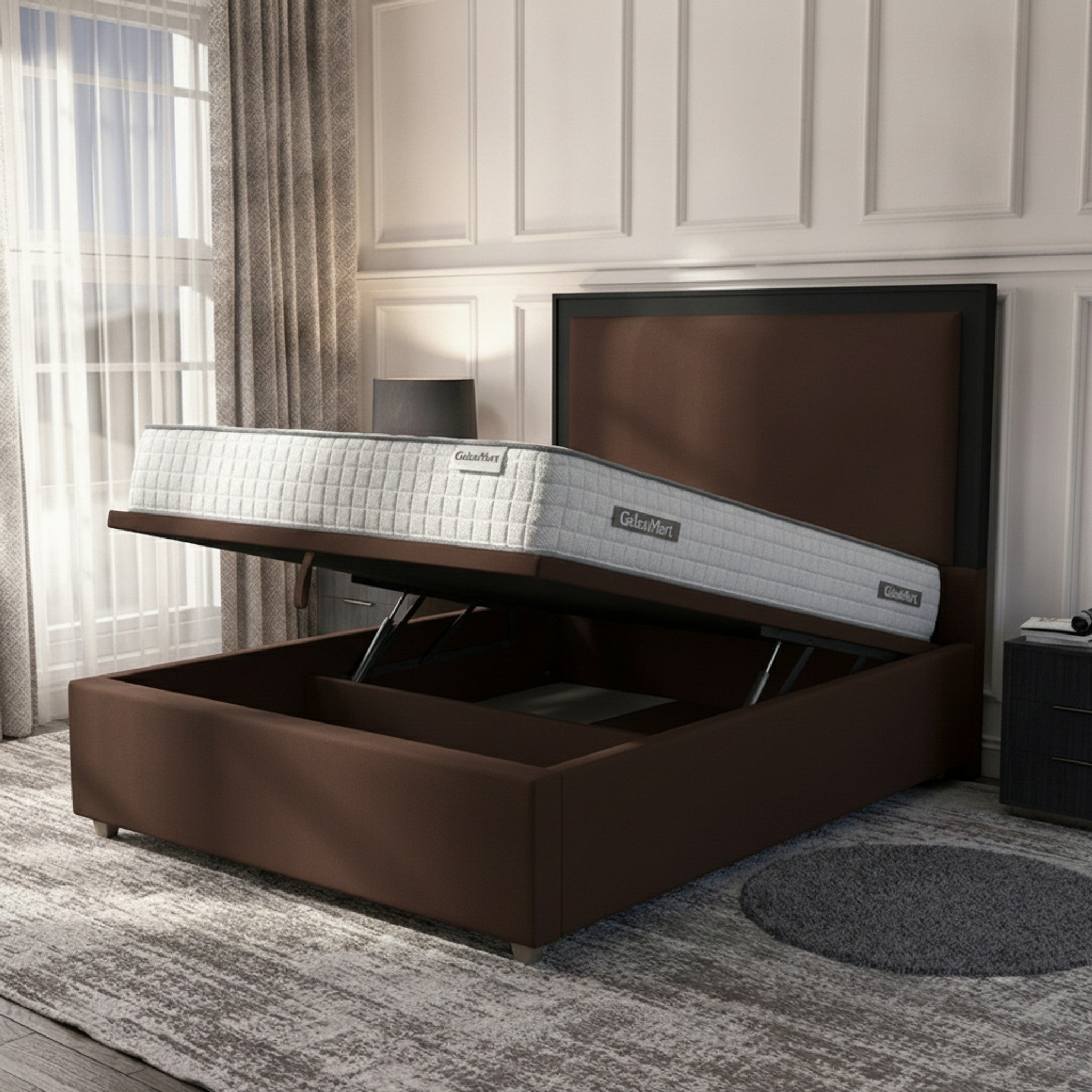 Bourneville Julian Ottoman Bed with Storage