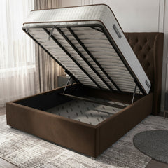 Bourneville Lifton Ottoman Bed - Gas Lift Storage