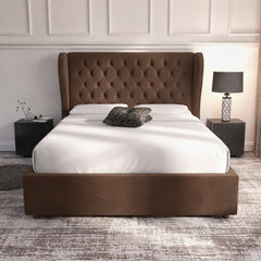 Bourneville Lifton Ottoman Bed - Gas Lift Storage