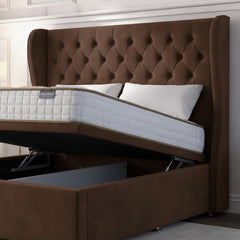 Bourneville Lifton Ottoman Bed - Gas Lift Storage