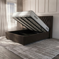 Bourneville Lifton Ottoman Bed - Gas Lift Storage