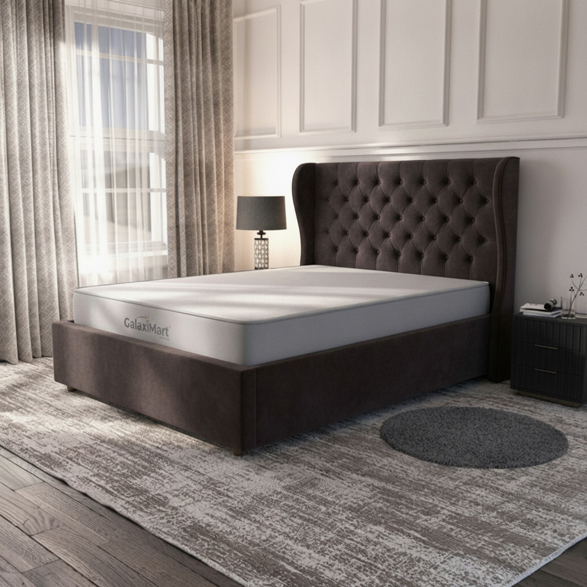Bourneville Lifton Ottoman Bed - Gas Lift Storage