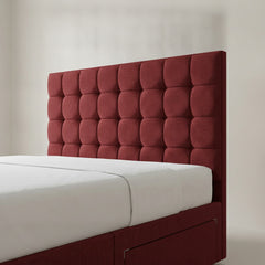 Claret Mayfair Divan Bed with Storage