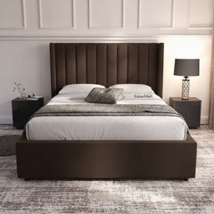 Bourneville Oasis Wingback Ottoman Bed | GalaxiMart