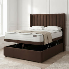 Bourneville Oasis Wingback Ottoman Bed | GalaxiMart