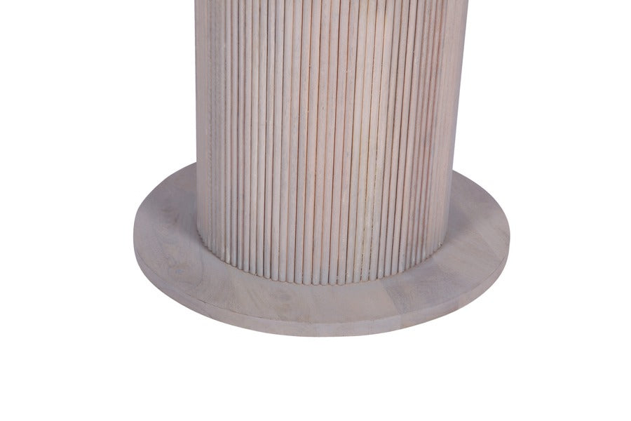Amiri Round Dining Table with Dining Chairs Luxury Dining Set