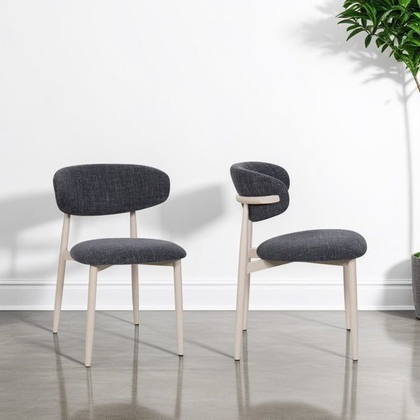Amiri Round Dining Table with Dining Chairs Luxury Dining Set