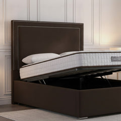 Bourneville Plain Ottoman Storage Bed
