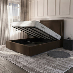 Bourneville Plain Ottoman Storage Bed